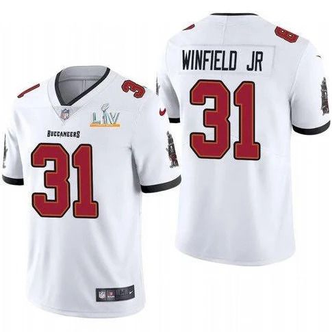 Men Tampa Bay Buccaneers #31 Antoine Winfield Jr Nike White Super Bowl LV Limited NFL Jersey